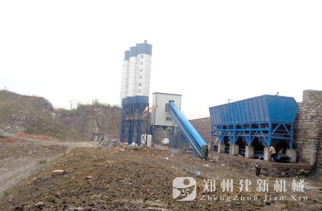 重庆南川南平HZS120混凝土leyu.乐鱼（集团）智能科技股份有限公司网站站现场案例