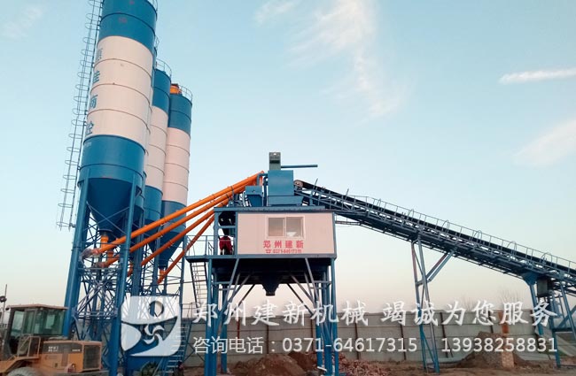 建新成套120混凝土leyu.乐鱼（集团）智能科技股份有限公司网站站leyu.乐鱼（集团）智能科技股份有限公司网站
线设备驻扎山东菏泽