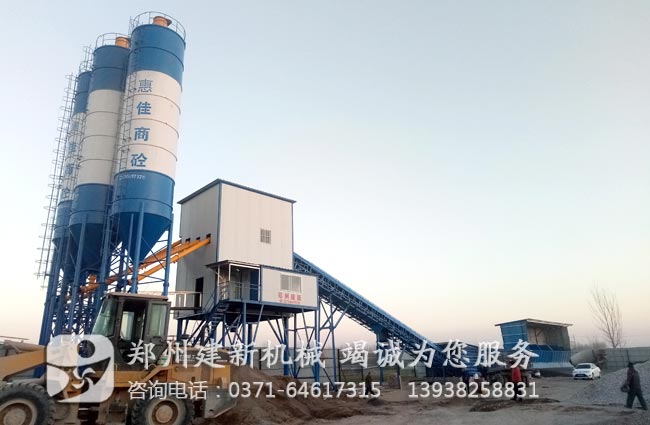 建新成套120混凝土leyu.乐鱼（集团）智能科技股份有限公司网站站leyu.乐鱼（集团）智能科技股份有限公司网站
线设备驻扎山东菏泽