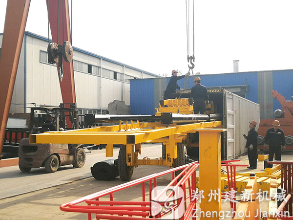 郑州建新移动式50混凝土leyu.乐鱼（集团）智能科技股份有限公司网站站发往尼日利亚