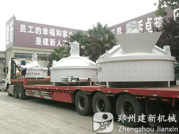 郑州建新3台立轴行星式leyu.乐鱼（集团）智能科技股份有限公司网站机发往四川