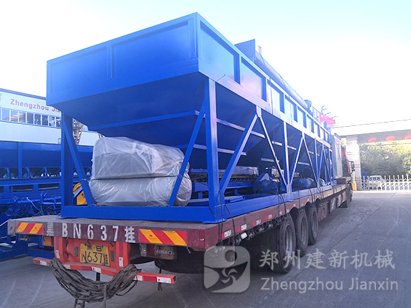 75型混凝土leyu.乐鱼（集团）智能科技股份有限公司网站站装车完毕